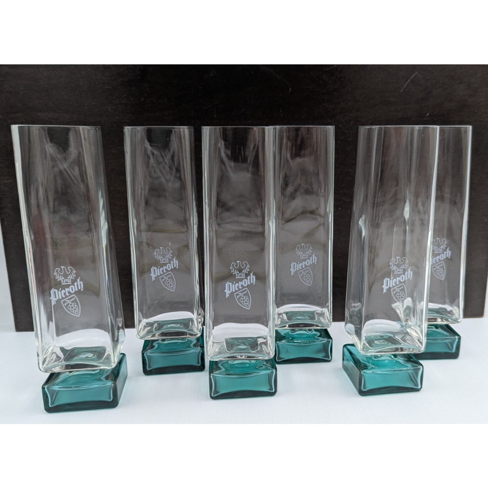 6 Pieroth Sparkling wine Champagne Flute Glasses - Luigi Bormioli Light & Music